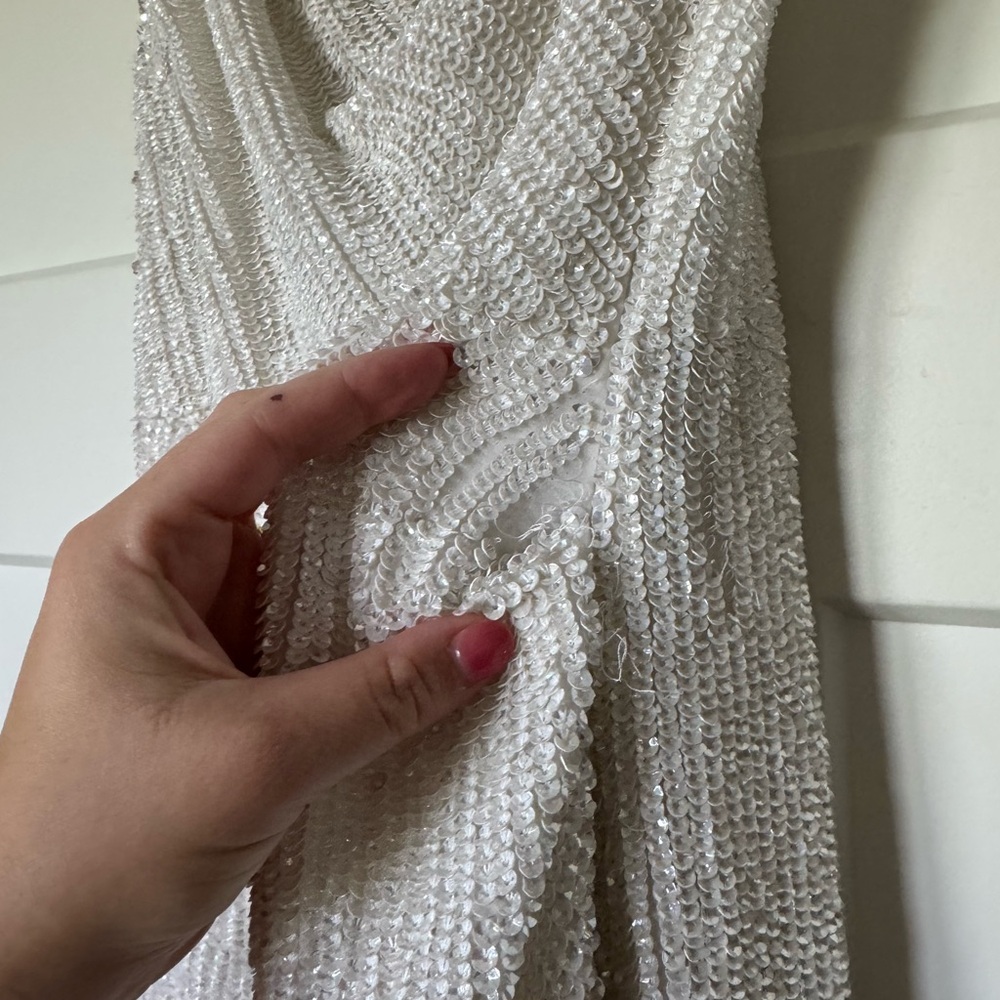 Retrofete Katya Dress in Moonglow White XS - new with flaws - Picture 9 of 12